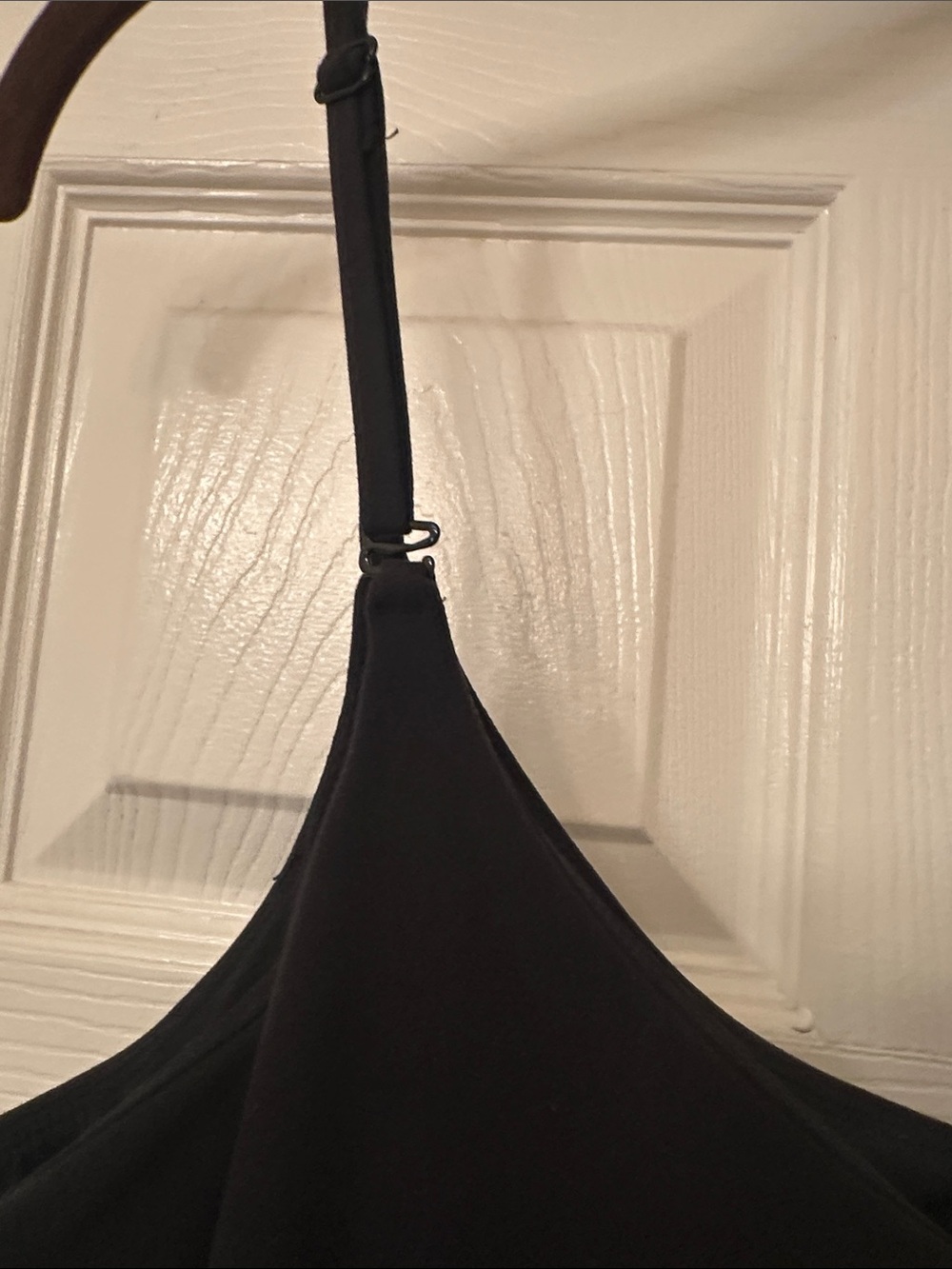 Athleta Elation Hybrid Black V-Neck Spaghetti-Strap Midi Dress NWOT - Picture 7 of 12